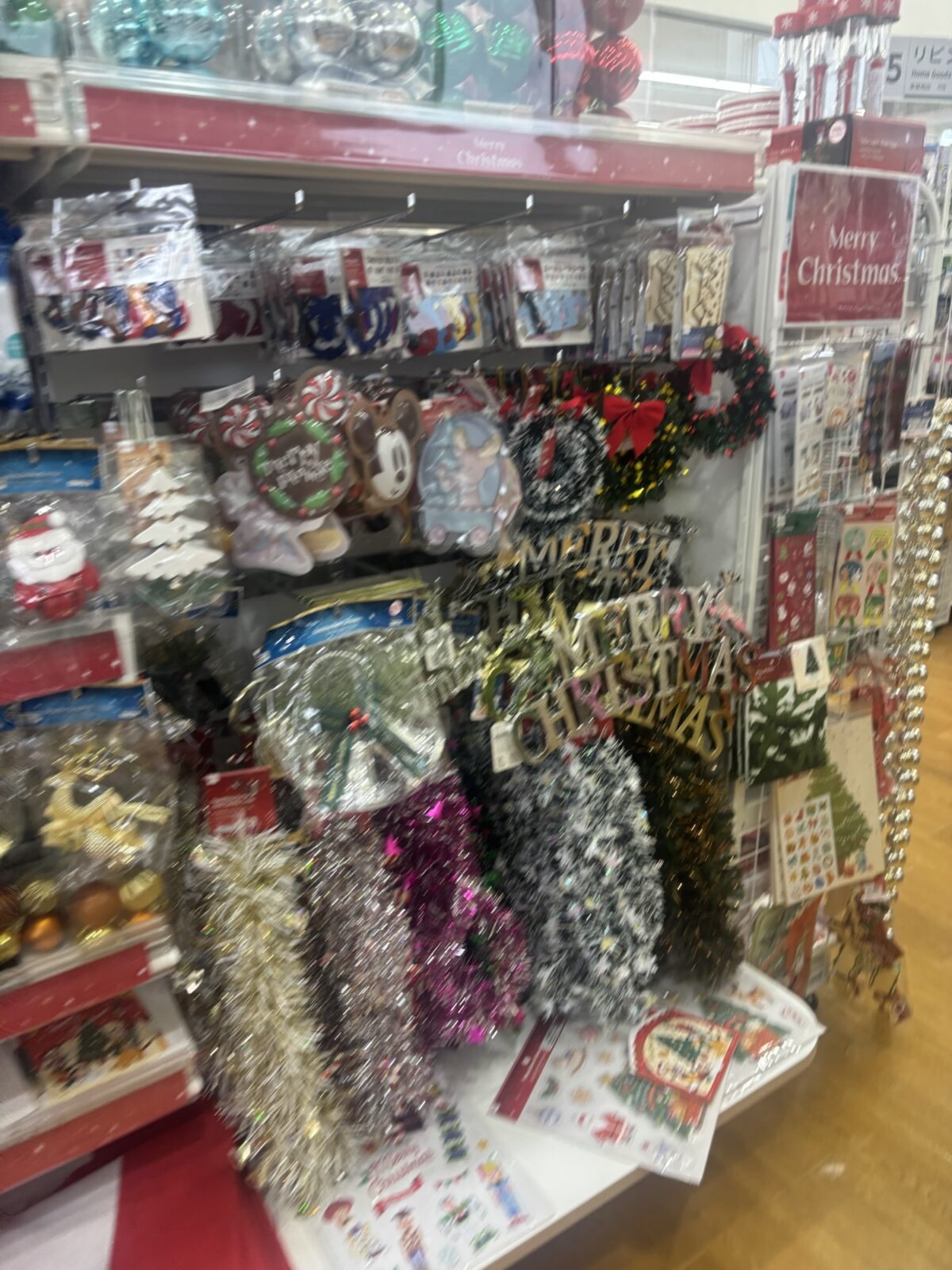 ダイソー クリスマス売り場